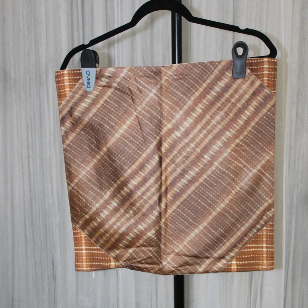Williams Sonoma Pieced Faux Shibori Pillow Cover. Sz. 18